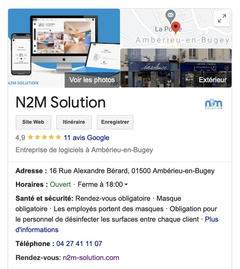 Critere eloignement N2m Solution